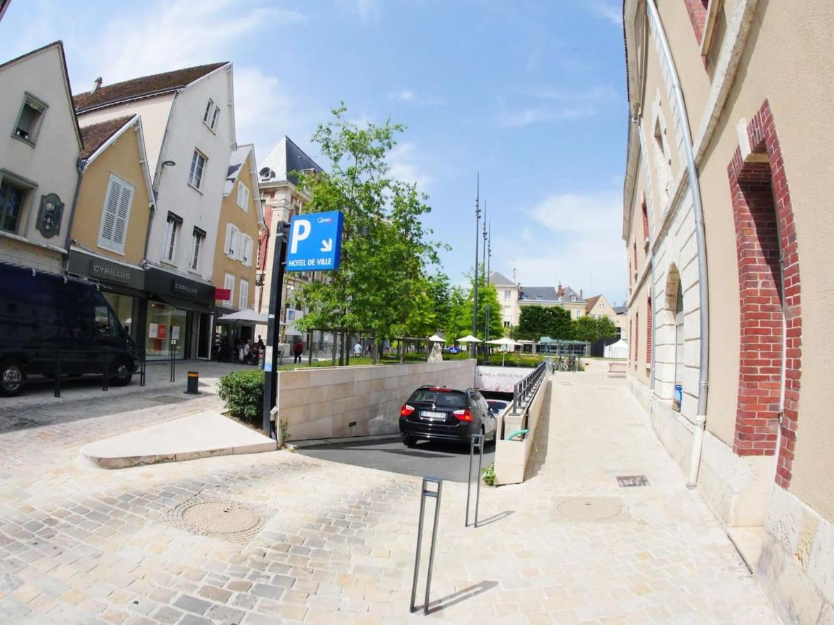 Chartres Coeur De Ville, Beau 2 Pieces Chaleureux Et Lumineux,Parking Et Wifi ! ภายนอก รูปภาพ